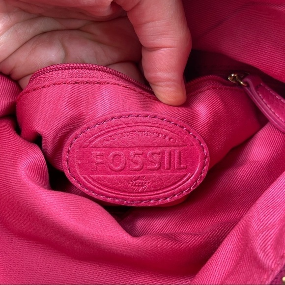 Fossil Tan/ Pink Boho Summer Spring Floral Crossbody Bag Purse - Picture 6 of 8